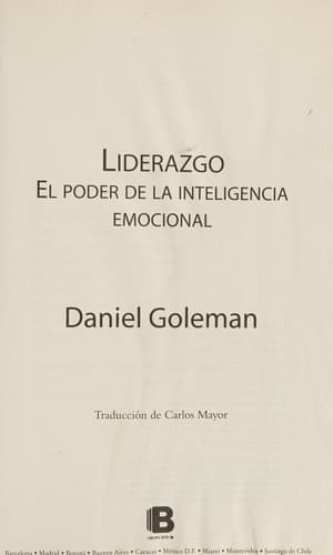 Portada de La inteligencia emocional