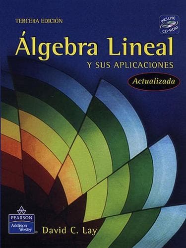 Portada de Álgebra lineal y sus aplicaciones
